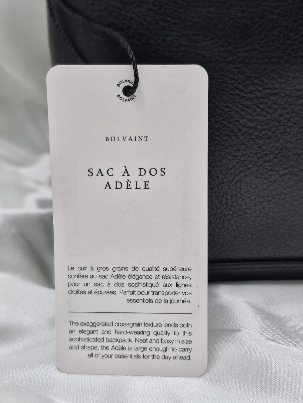 Paris The ADELE Backpack Bolvaint NWT original Packaging Dust Bag Handbag Purse - Picture 11 of 14